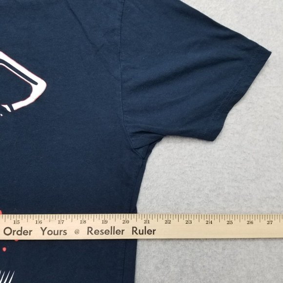 Shaun Of The Dead Shirt Mens XL Blue Short Sleeve Round Neck Cotton - Picture 10 of 10